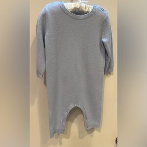 NWT Edgehill Collection 6-9M Baby Boy 100% Cashmere Knit Romper One Piece